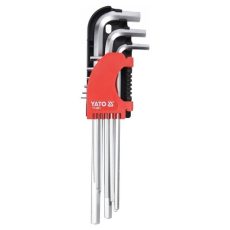 YATO Imbuszkulcs klt. 9 r.hossz. (1,5-10) CrV