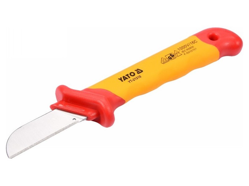 YATO - YT-21210 Kábelvágó kés 50x180mm 1000V-ig szigetelt