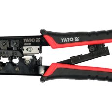 YATO Krimpelő fogó UTP hálózati (RJ45) és telefon (RJ11) csatlakozókhoz