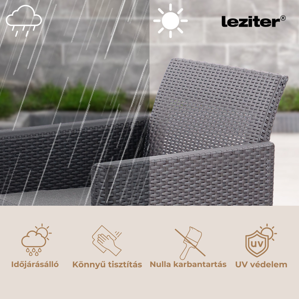 Claire XII 8 személyes sarokgarnitúra orlando asztallal - Image 6