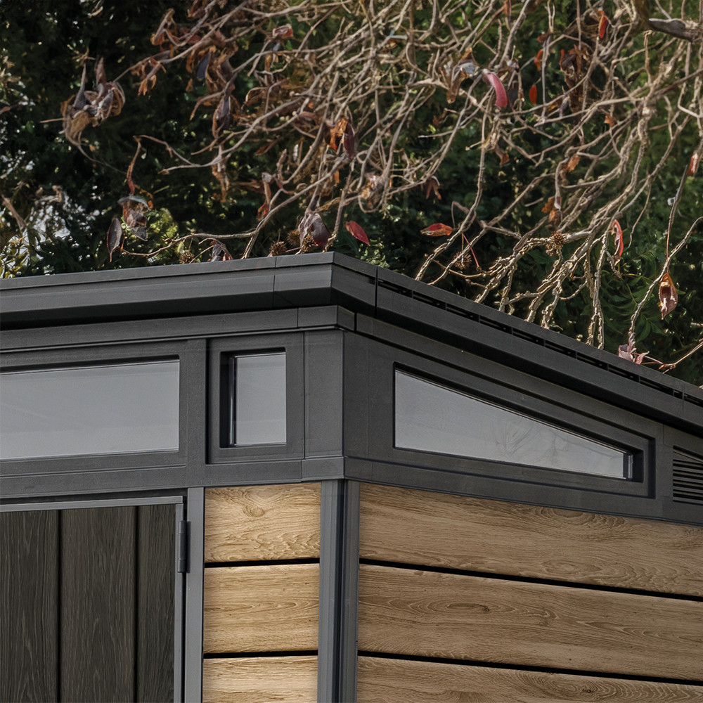 Signature PENT 9X7 műanyag kerti ház kőrisfa - Image 7