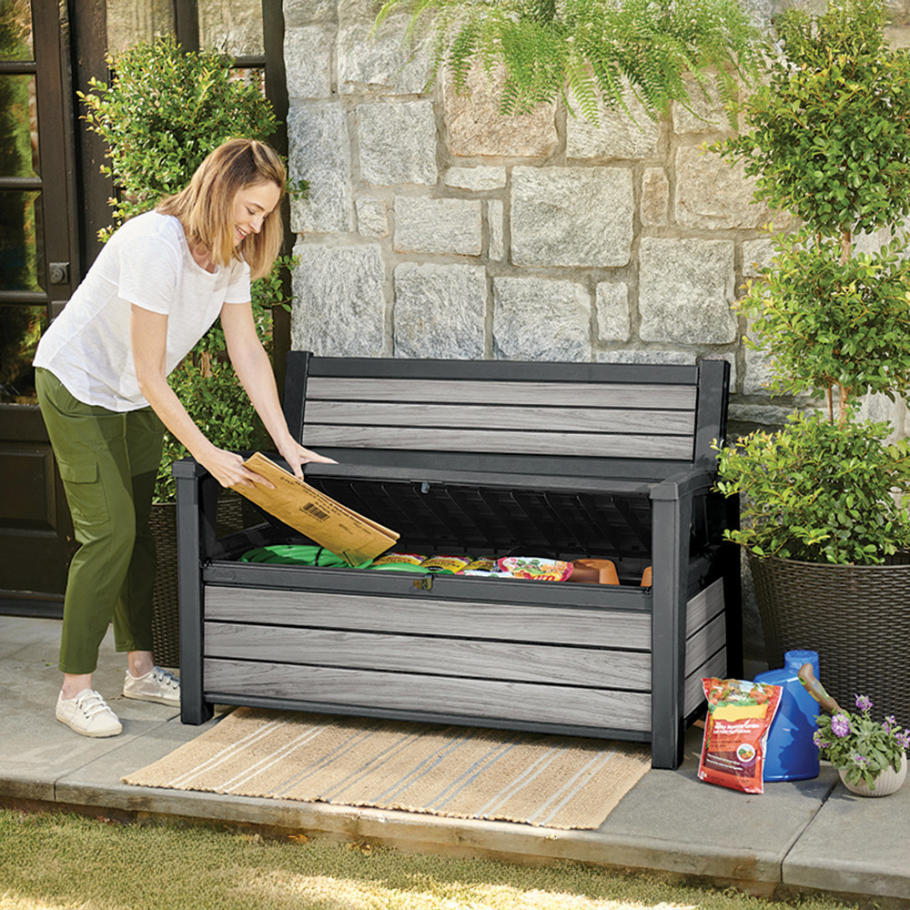 Decocoat műanyag kerti pad/tároló 227 L - Image 2