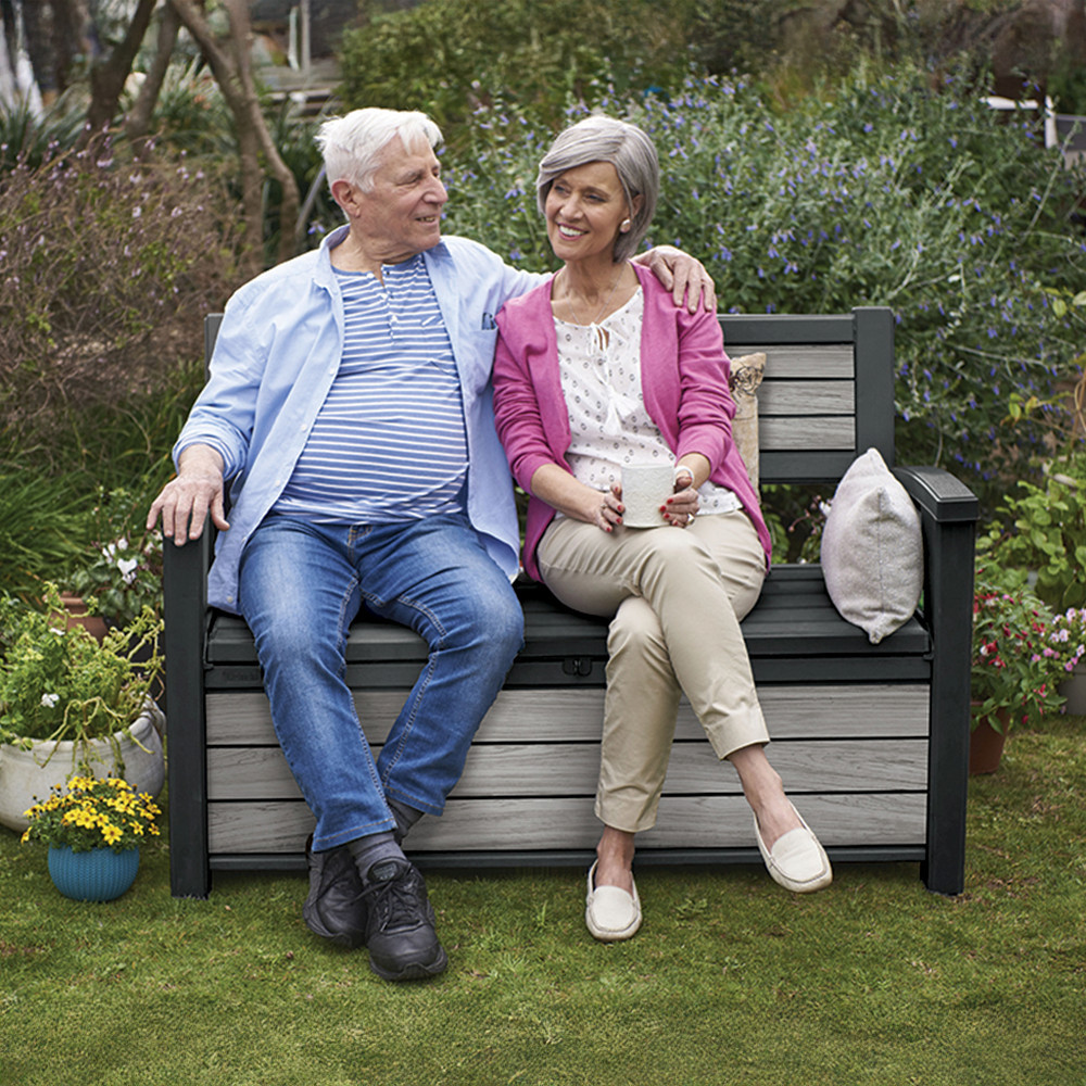 Decocoat műanyag kerti pad/tároló 227 L - Image 5