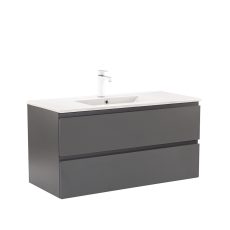 Vario Pull 100 fürdőszobai függesztett alsó szekrény mosdóval - Vario095