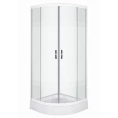XENIA 90x90 cm íves zuhanykabin zuhanytálcával