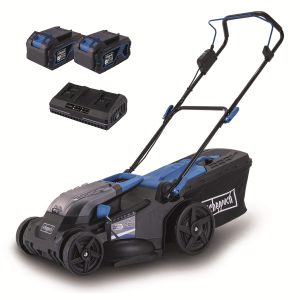 Scheppach BC-MP430-X-SET XL2 - akkus fűnyíró indukciós motorral 4in1