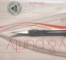 Solingeni hajlított bőrvágó olló