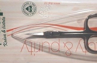 Solingeni hajlított bőrvágó olló