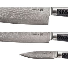 G21 Damascus Premium késkészlet, Box, 3 db – 2. osztály