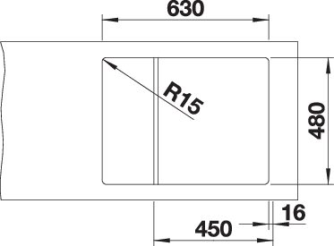BLANCO ELON 45 S fekete exc.InFino - Image 4