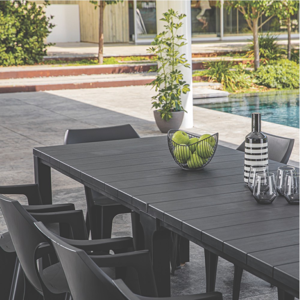 Julie dupla műanyag kerti asztal - Image 3