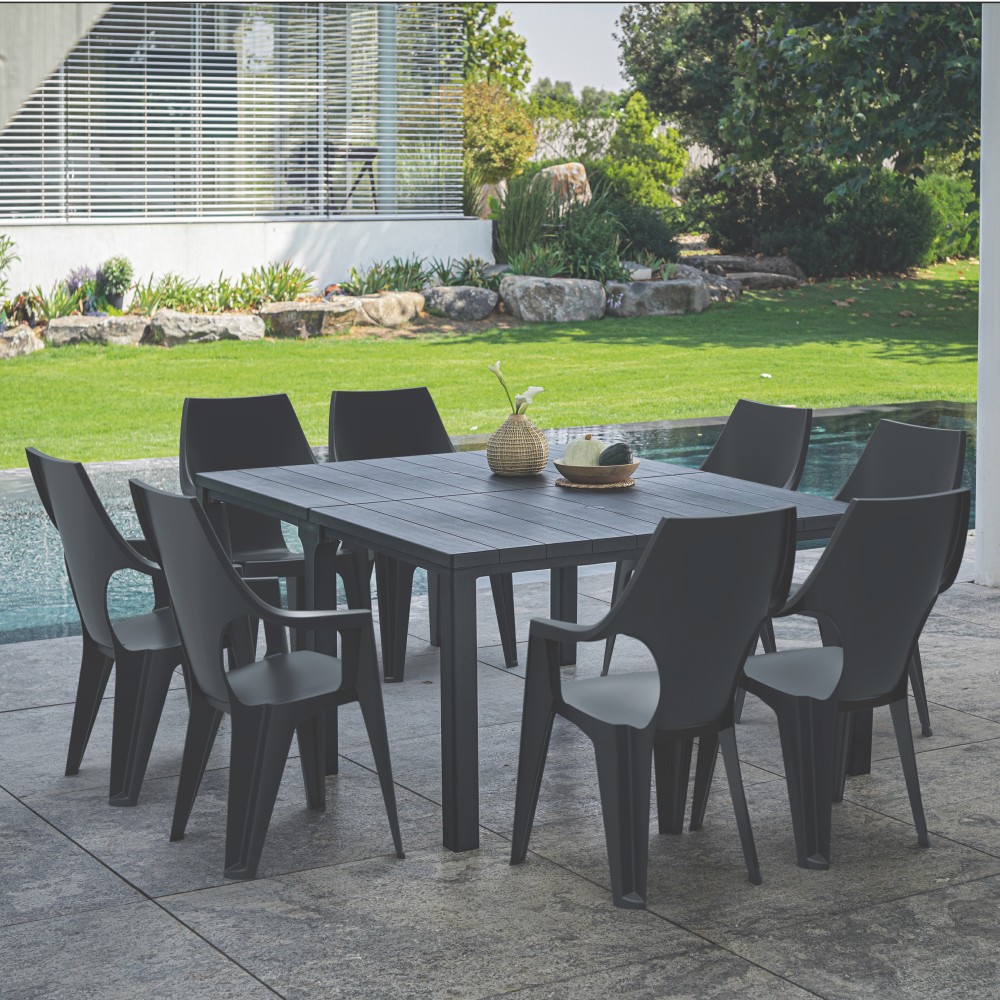 Julie dupla műanyag kerti asztal - Image 6