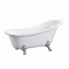 Clark szabadon álló fürdőkád fém lábakkal