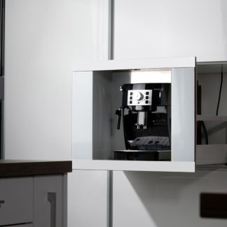 Coffee Case kávéfőző fiók, fehér, 254x355