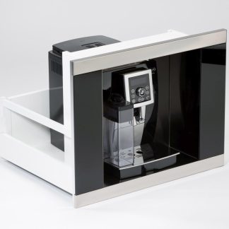 Coffee Case kávéfőző fiók, inox, 254x355