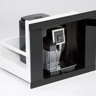 Coffee Case kávéfőző fiók, fekete, 300x355