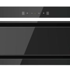 Kluge beépíthető fekete páraelszívó, 75cm, TC