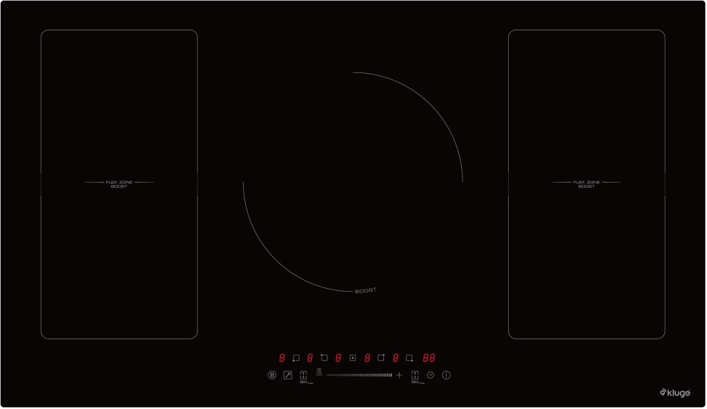 Kluge beépíthető indukciós főzőlap, 90cm