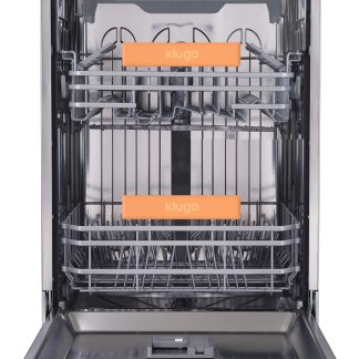 Kluge beépíthető mosogatógép, 45 cm, időkijelző a padlón