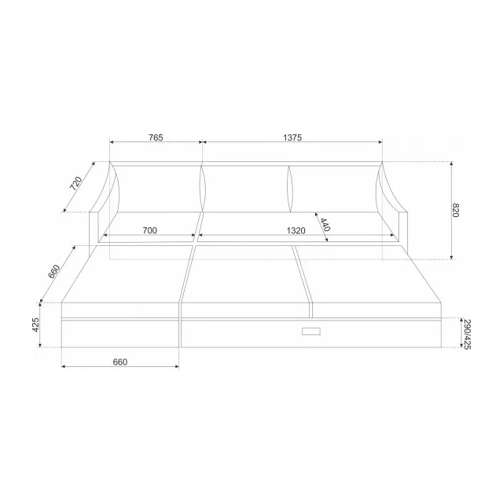 Malta kerti bútor garnitúra - Image 3