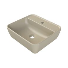 CeraStyle ONE - PULTRA ültethető - Top Counter mosdó - MATT BÉZS - csaplyukas - 55x45cm