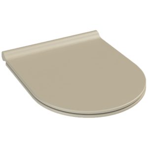 CeraStyle CITY SLIM WC ülőke - MATT BÉZS - duroplast - lecsapódásgátlós - könnyen levehető