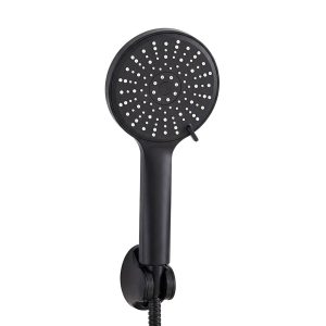 Lili 5 funkciós kézizuhany tömlővel tartóval fekete