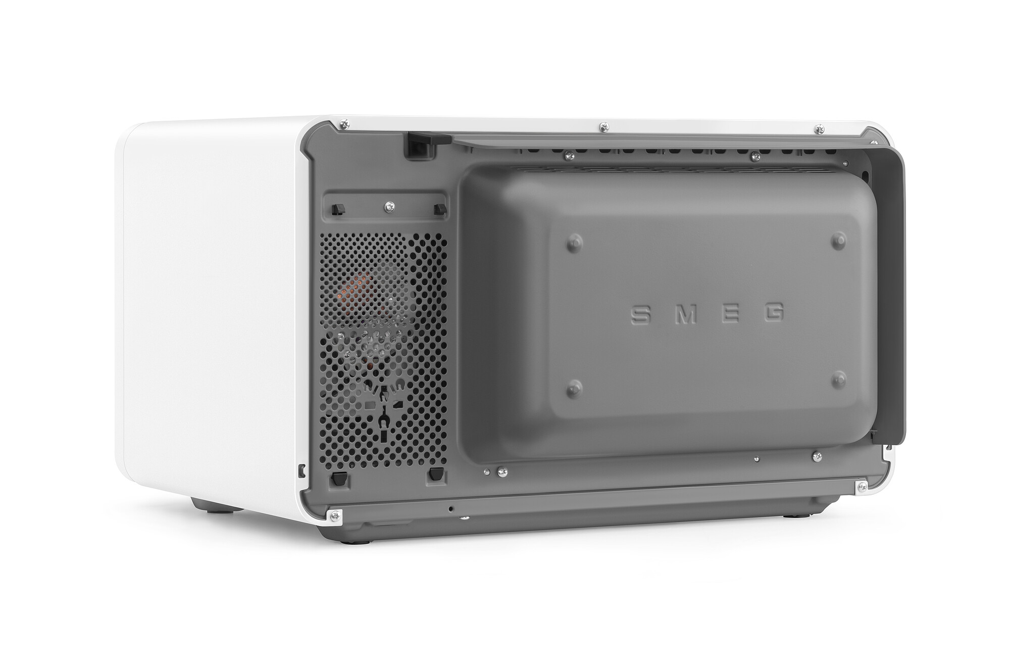 Smeg asztali mikrohullámú sütő grill, légkeverés és Airfry funkcióval, Collezione design, 27 liter, matt fehér - MOC02WHMEU - Image 7