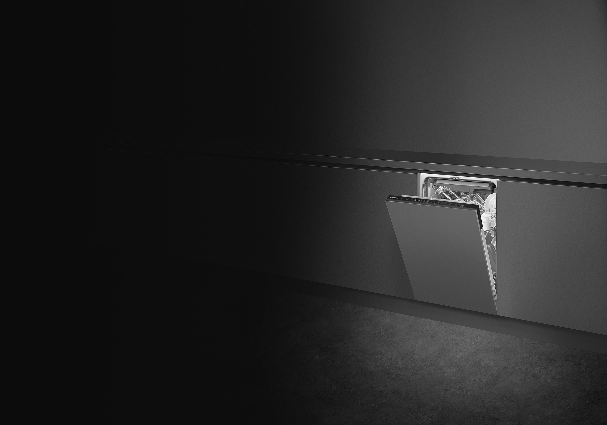 SMEG TELJESEN BEÉPÍTHETŐ MOSOGATÓGÉP, 45 cm, 10 teríték, 8 funkció, 2 hőmérséklet, 44dB - Image 2