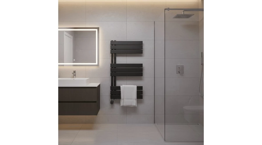 WENTOREX Asymmetric Electric 400 Watt elektromos törölközőszárító radiátor - Image 10