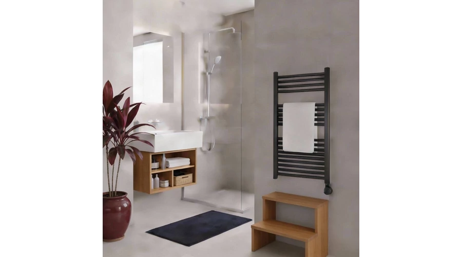 WENTOREX Tolla Electric elektromos törölközőszárítós radiátor (fehér / 500 mm) - Image 7