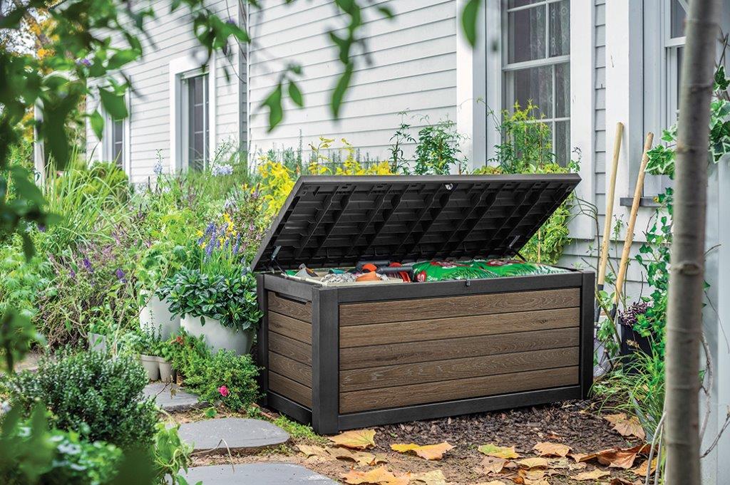 Kerti tároló Keter Deco 630 l walnut - Image 3