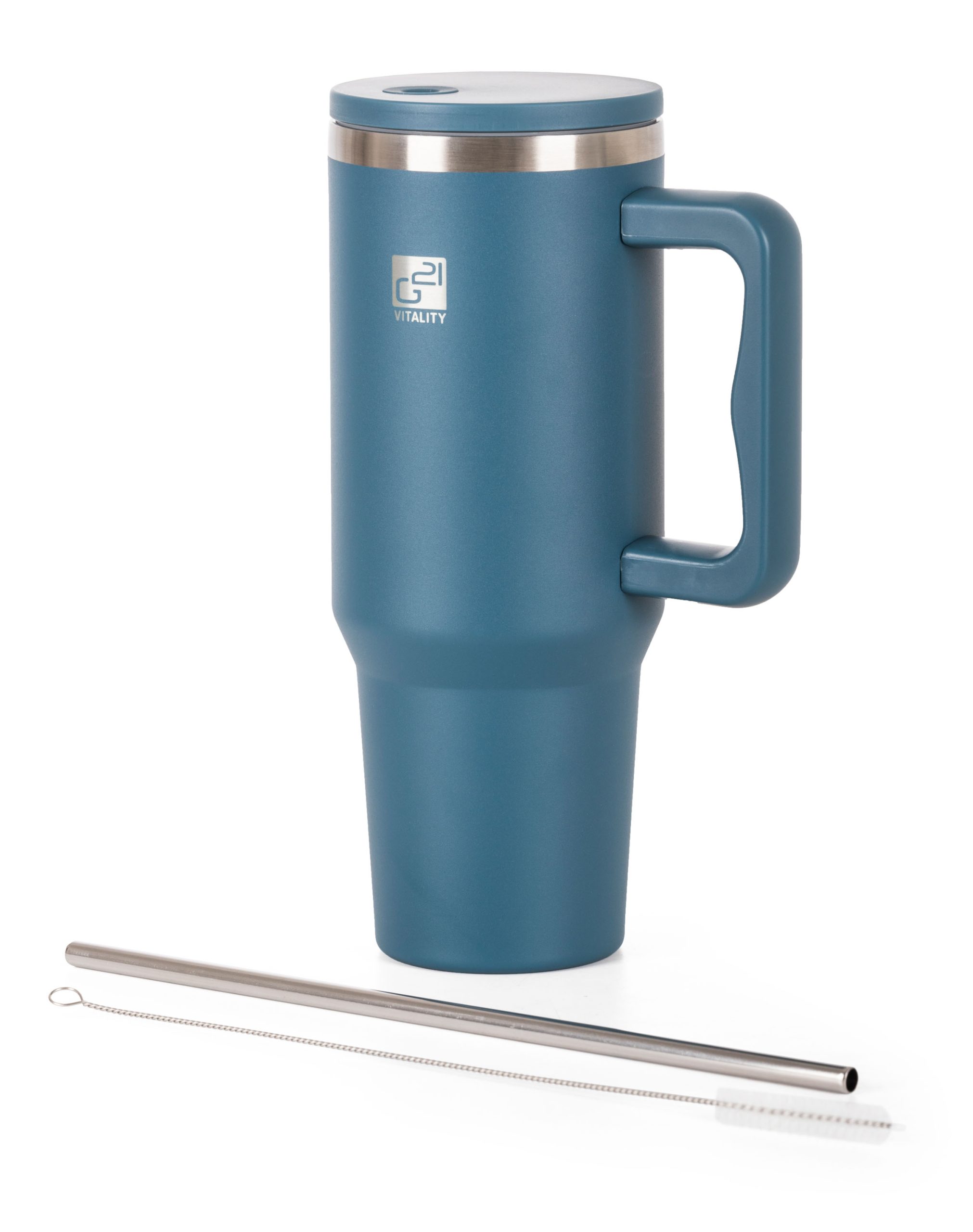G21 FlowCup 1200 ml termoszbögre grafitszínű kék - Image 5