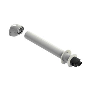 Baxi PPs koncentrikus parapet szett (könyök+cső+védőrács) D60/100 - KHG714109112