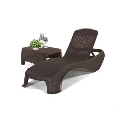 Atlantic kerti nyugágy set Corfu asztallal