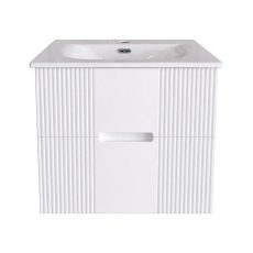 TMP MODENA 60 fali függesztett fürdőszobabútor - SKY E-8099-60 porcelán mosdóval - 61 x 46 cm