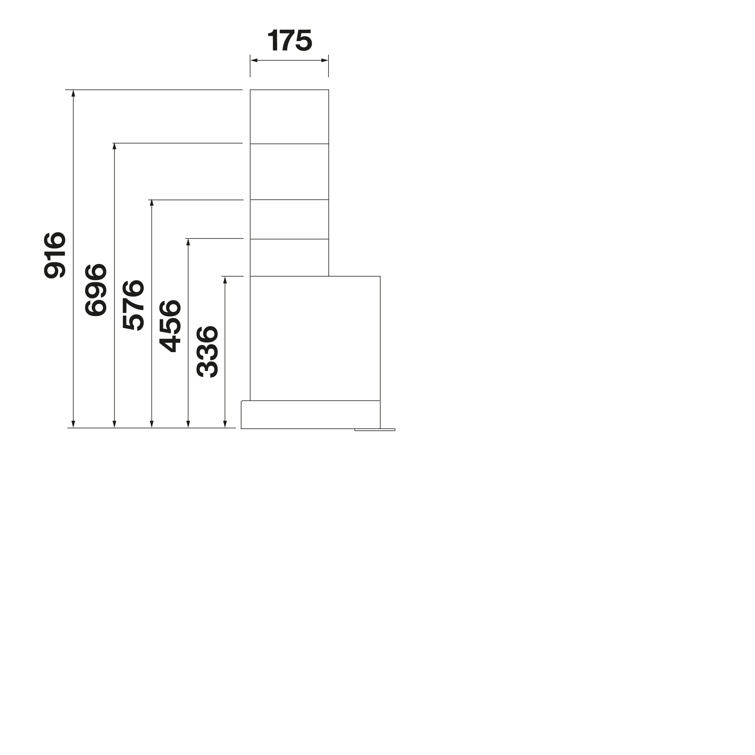 FALMEC VIRGOLA NO-DROP COMFORT beépíthető páraelszívó, 60 cm, fekete - Image 6