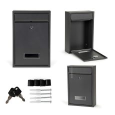 Postaláda horganyzott acélból antracit