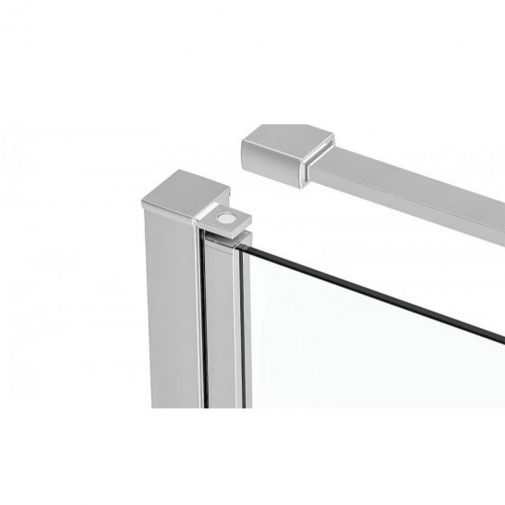 Simple nyílóajtós szögletes zuhanykabin zuhanytálca nélkül - Image 7