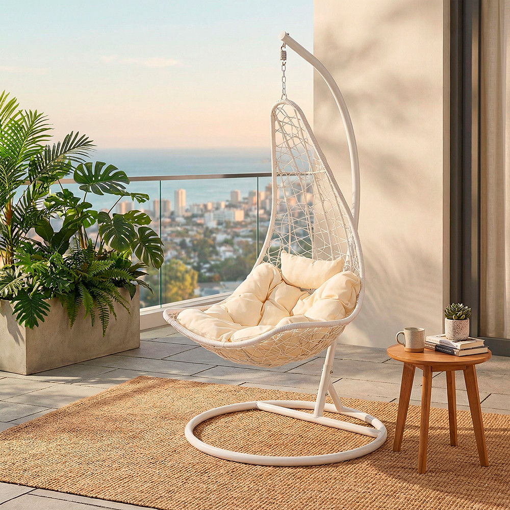 Natal kerti függőfotel fehér - Image 2