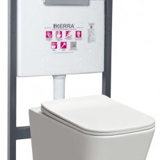 Tinos Pacific Chrome falba építhető WC tartály szett