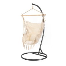 Puerto függőszék állvánnyal bézs-fekete