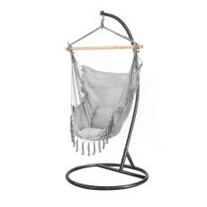 Puerto függőszék állvánnyal szürke-fekete