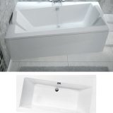Besco Infinity egyenes akril fürdőkád 150x90 cm - balos - WAI-150-NL - Image 2