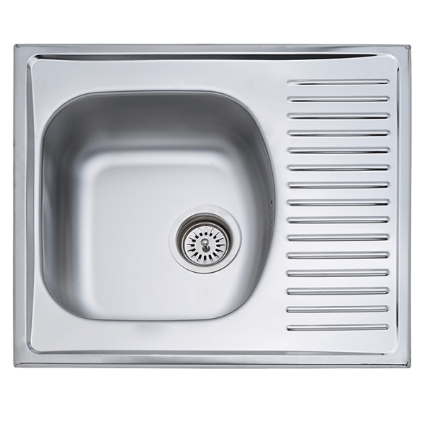 Kevmil KM-105 rozsdamentes csepptálcás mosogató tálca 580 x 510 x 155 mm