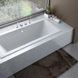Besco Quadro Slim egyenes akril fürdőkád 165x75 - WAQ-165-SL - Image 5