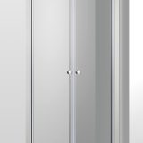 Aqualife HX-109 T 2 nyíló zuhanyajtó matt biztonsági üveggel