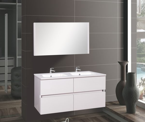 Wellis Elois White 120 fürdőszobaszekrény szett EloW120