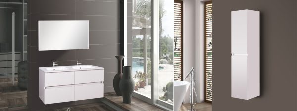 Wellis Elois White 120 fürdőszobaszekrény szett EloW120 - Image 3