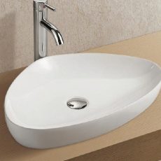 Wellis Iris pultra építhető porcelán mosdó 59,0 x 41,0 × 10,0 cm WF00049